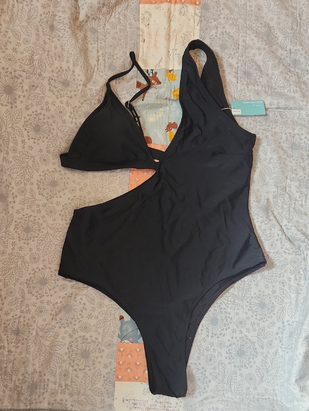 Black One-Piece Swimsuit